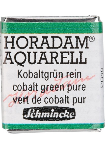 Horadam Yarım Tablet Sulu Boya Cobalt Green Pure