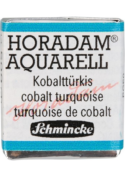 Horadam Yarım Tablet Sulu Boya Cobalt Turquoise