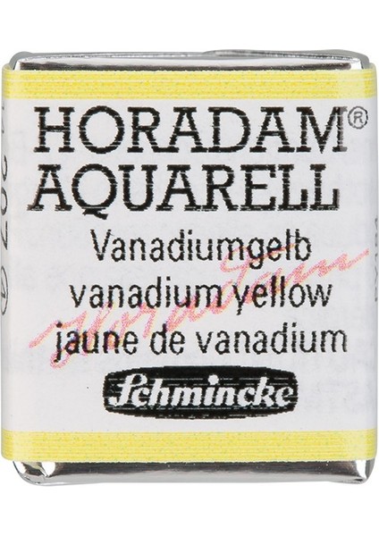 Horadam Yarım Tablet Sulu Boya Vanadium Yellow