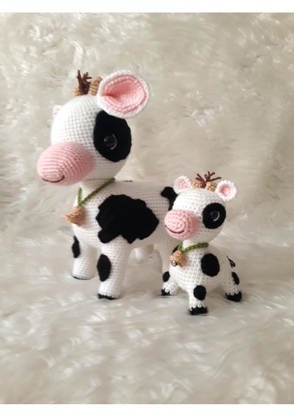 Buzu Sevimli Buzağı ve Buzi Amigurumi Oyuncak modelleri