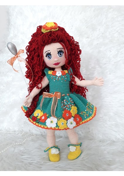 Açan Çiçek Bebek Amigurumi Oyuncak modelleri