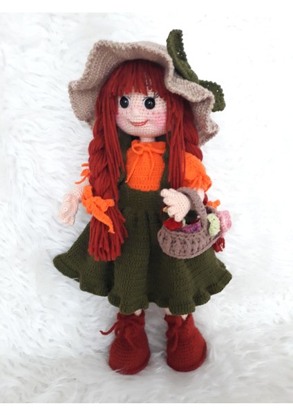 Çiftçi Kız Bebek Amigurumi Oyuncak fiyatları