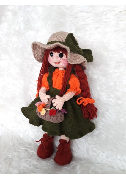 Çiftçi Kız Bebek Amigurumi Oyuncak fırsatları