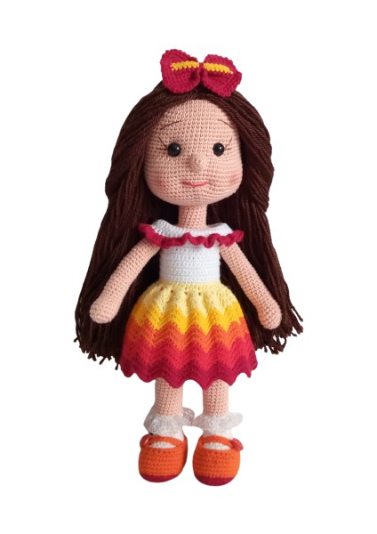 Ateş Karnaval Bebek Amigurumi Oyuncak