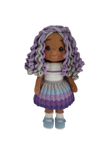 Esmer Güzeli Bebek Amigurumi Oyuncak