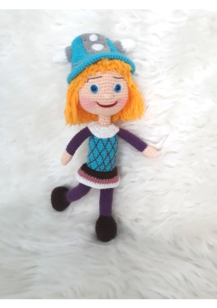 Vikingler Viki Bebek Amigurumi Oyuncak