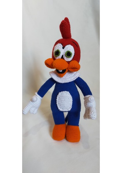 Ağaçkakan Woody Amigurumi Oyuncak