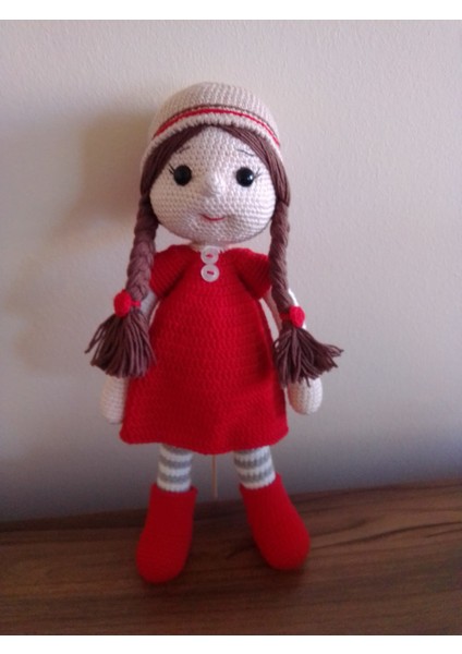 Köylü Kızı Bebek Amigurumi Oyuncak