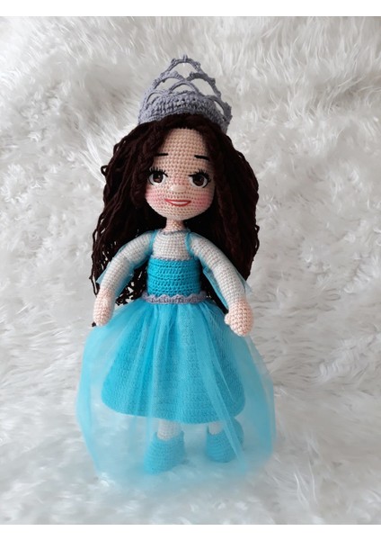 Prenses Elsa Amigurumi Oyuncak