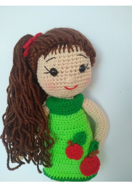 Elma Şekeri Bebek Amigurumi Organik Oyuncak modelleri