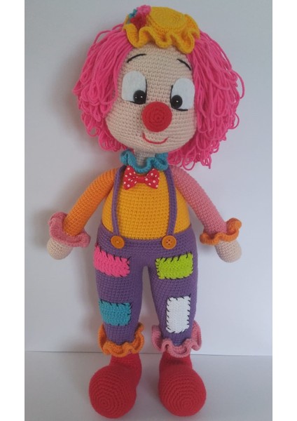 Yamalı Şirin Palyaço Amigurumi Organik Oyuncak fiyatları