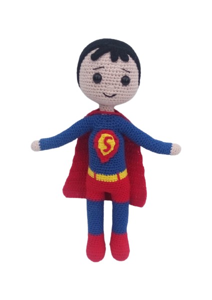 Süper Bebek Amigurumi Organik Oyuncak