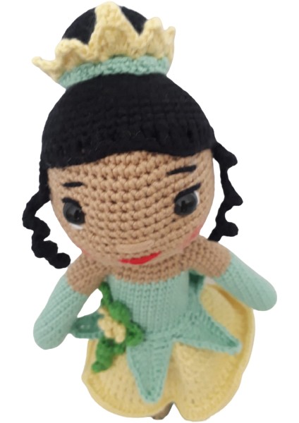 Prenses Tiana Bebek Amigurumi Organik Oyuncak fiyatları