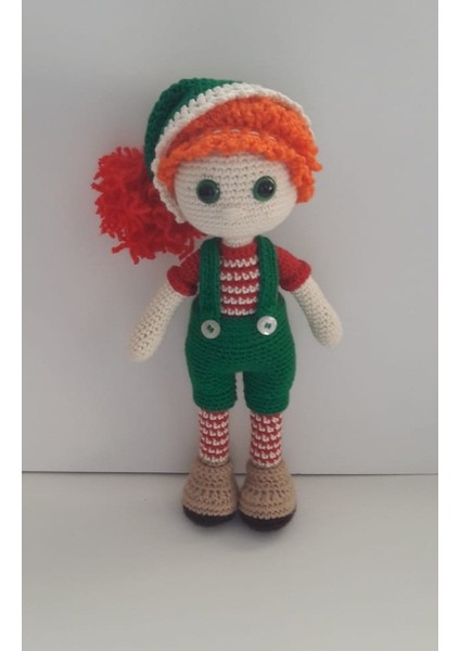 Portakal Yılbaşı Bebeği Amigurumi Oyuncak