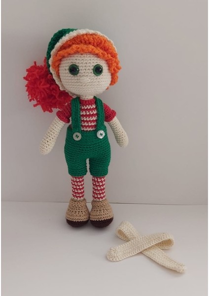 Portakal Yılbaşı Bebeği Amigurumi Oyuncak