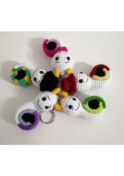 Salyangoz Anahtarlık Takımı Amigurumi Organik Oyuncak fiyatları