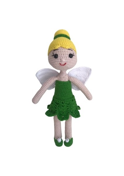 Tinkerbell Bebek Amigurumi Organik Oyuncak