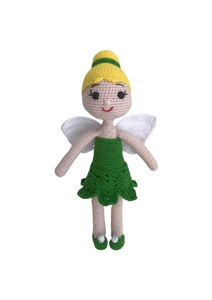 Oyuncak Park Tinkerbell Bebek Amigurumi Organik Oyuncak