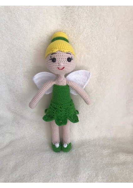 Tinkerbell Bebek Amigurumi Organik Oyuncak