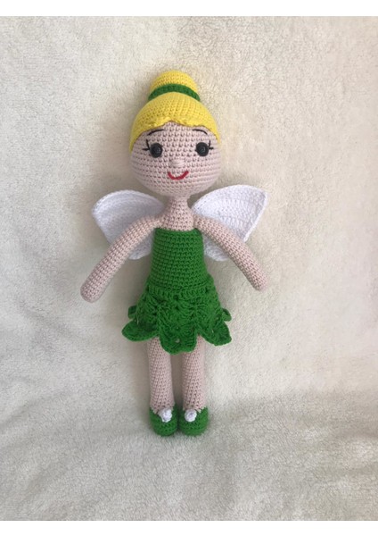 Tinkerbell Bebek Amigurumi Organik Oyuncak