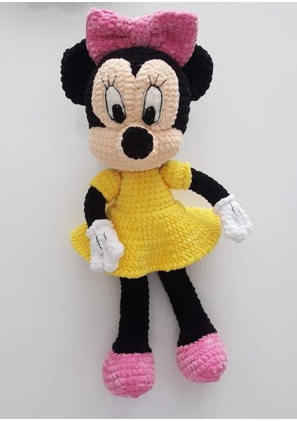 Minnie Mouse Amigurumi Organik Oyuncak