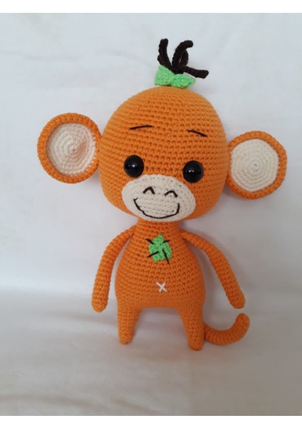 Maymun Kiki Amigurumi Oyuncak