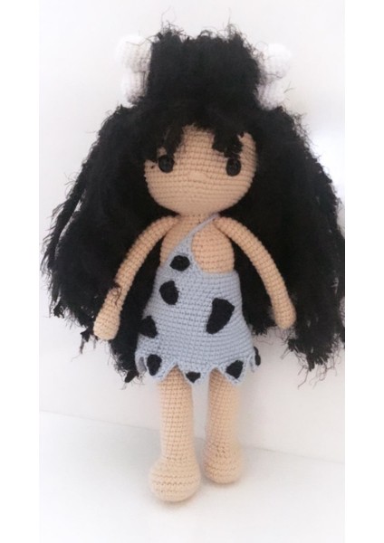 Taş Devri Bebek Amigurumi Oyuncak