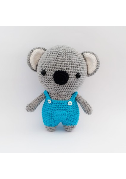 Tulumlu Sevimli Koala Amigurumi Oyuncak