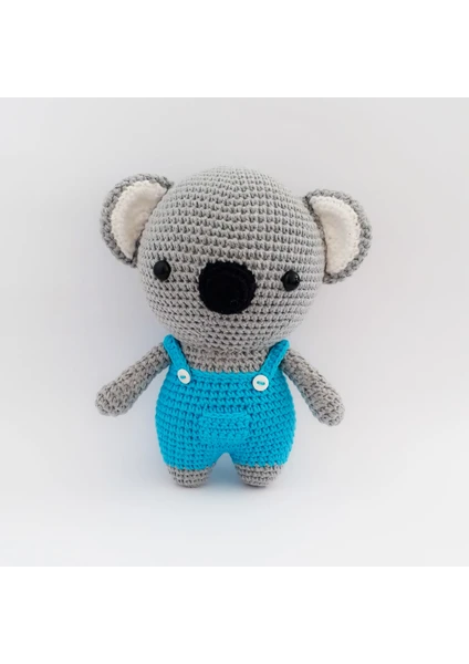 Tulumlu Sevimli Koala Amigurumi Oyuncak