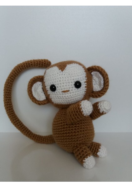 Çaydanlık Maymun Amigurumi Oyuncak