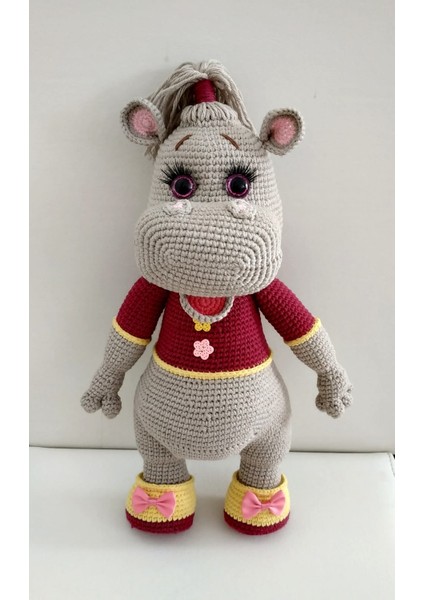 Süslü Hipo Amigurumi Oyuncak