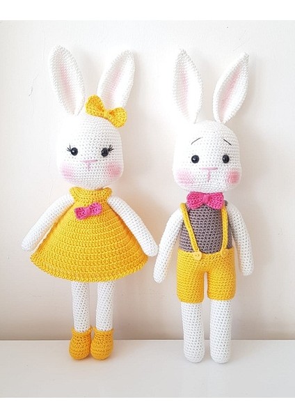 Bay ve Bayan Tavşik Amigurumi Oyuncak fiyatları