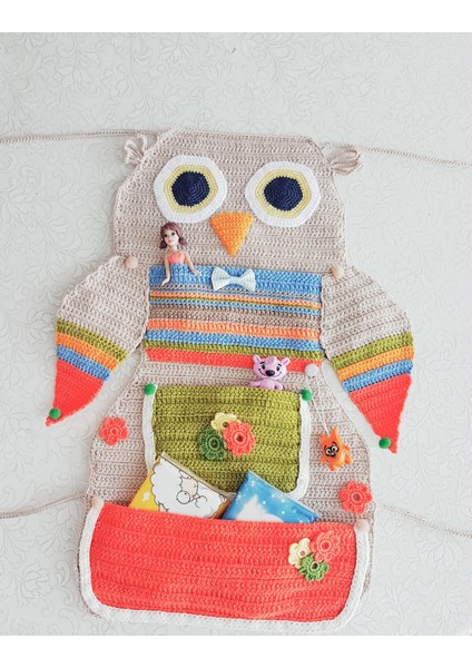 Örme Baykuş Araba Organizeri