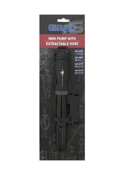 El Pompasi GP-86P Alüminyum Uzayan Rekorlu 80 Psi Av/fv Uyumlu Siyah