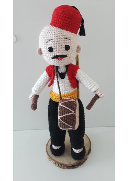 Ramazan Davulcusu Bebek Amigurumi Organik Oyuncak