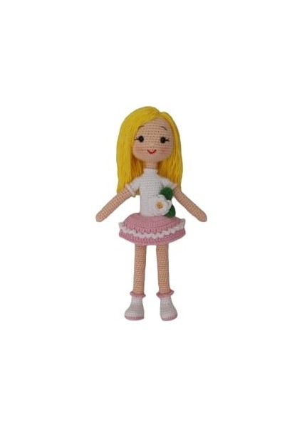 Nilüfer Çiçeği Bebek Amigurumi Organik Oyuncak
