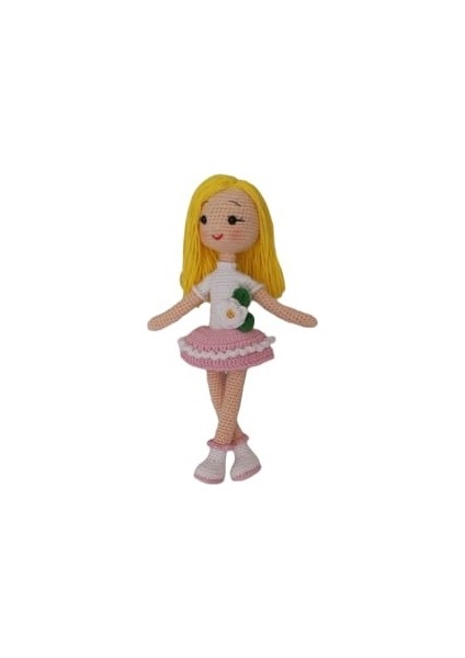Nilüfer Çiçeği Bebek Amigurumi Organik Oyuncak