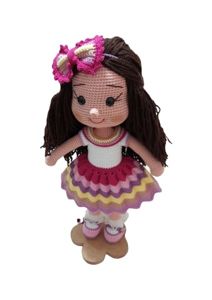 Şeker Karnaval Bebek Amigurumi Organik Oyuncak modelleri