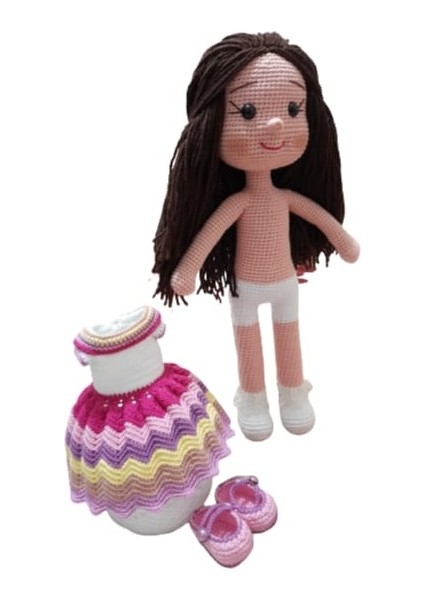 Şeker Karnaval Bebek Amigurumi Organik Oyuncak fırsatları