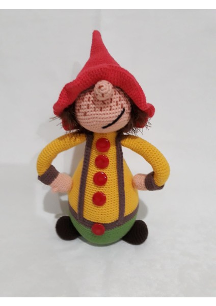 Muzur Cüce Amigurumi Organik Oyuncak