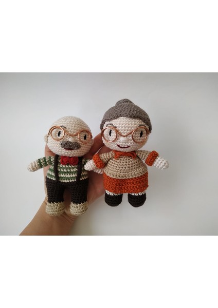 Maskot Dede ve Nine Amigurumi Organik Oyuncak fiyatları