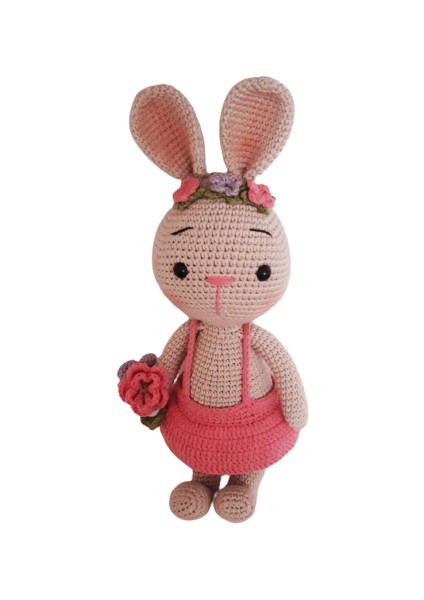 Tavşan Sunny ve Çiçeği Amigurumi Organik Oyuncak fiyatları