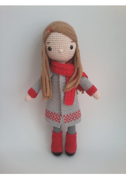 Şapkalı Kırmızılım Bebek Amigurumi Organik Oyuncak fiyatları