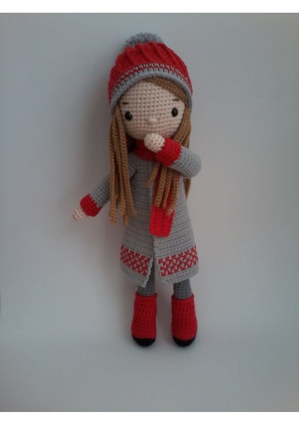 Şapkalı Kırmızılım Bebek Amigurumi Organik Oyuncak modelleri