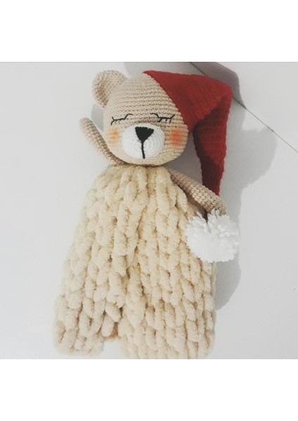 Uykucu Amour Ayıcık Amigurumi Organik Oyuncak