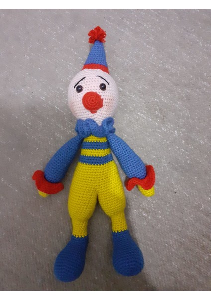 Fenerbahçeli Palyaço Bebek Amigurumi Organik Oyuncak