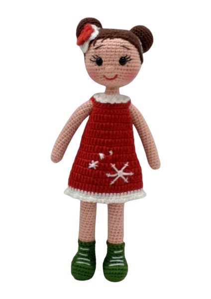 Yılbaşı Kostümlü Bebek Amigurumi Organik Oyuncak fiyatları