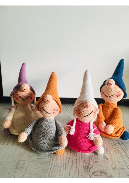 Uykucu Cüceler Takımı Amigurumi Organik Oyuncak fiyatları