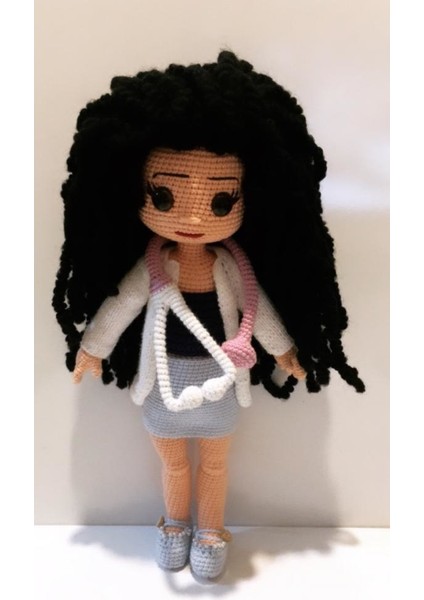 Bayan Doktor Bebek Amigurumi Organik Oyuncak fiyatları