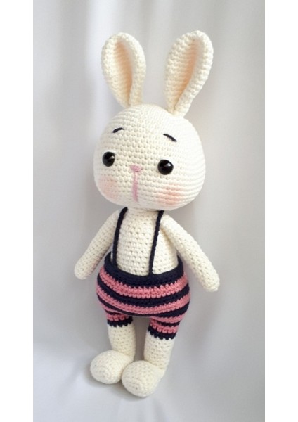 Tatlı Tavşik Sunny Amigurumi Organik Oyuncak